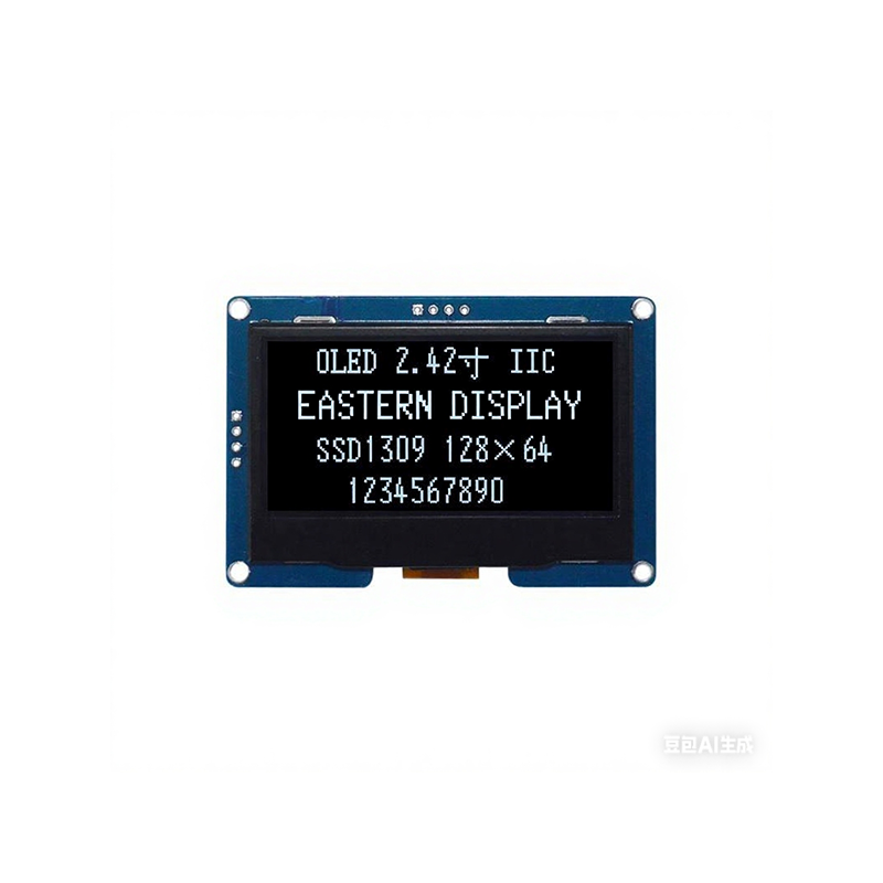 2.42 inch OLED display resolution 128×64 I2C/spi interface, Parallel Interface
