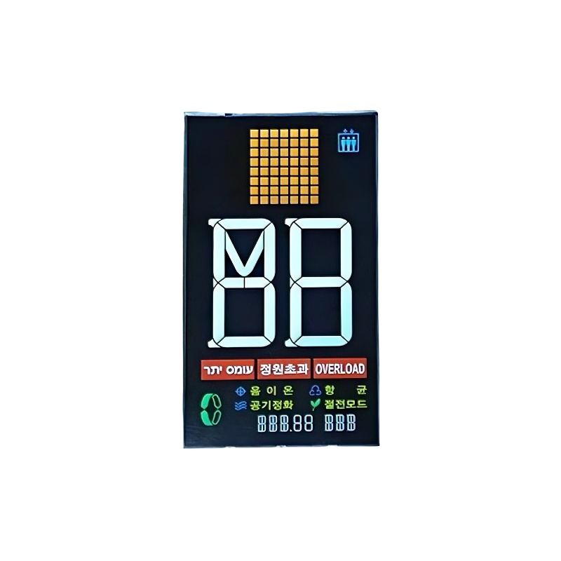 Negative LCD applied to the Elevator：  VA LCD /LCD segment display/LCD screen /High contrast LCD