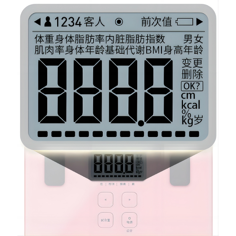 LCD applied to the medical instrument : TN LCD/LCD Manufacturer/small LCD display/Segment display