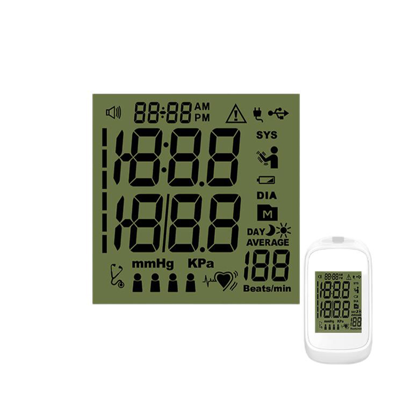 LCD applied to the blood pressure monitor : TN LCD/ttransparent LCD/small LCD display/round LCD display
