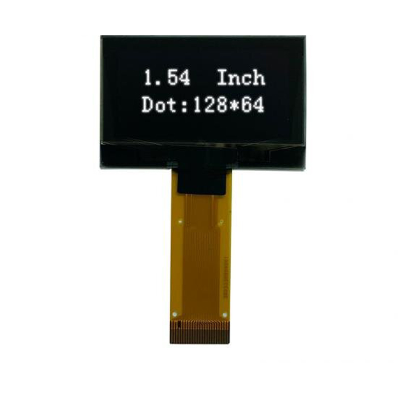 1.54 inch oled display, resolution 128*64, Parallel/I²C interface