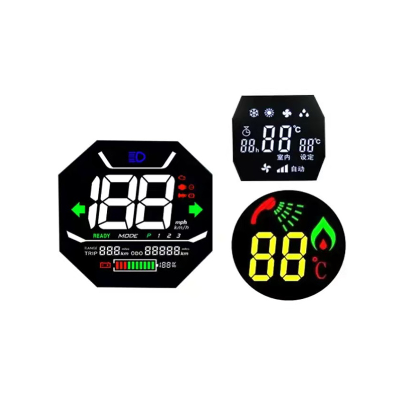 Special-shaped LCD / Segment Display / Round LCD Display / Multi-color Screen Printing LCD / Irregularly Shaped LCD