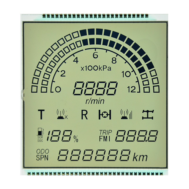 HTN LCD Custom Segment display/wide viewing angle/ultra-low temperature LCD/fast response speed/low power LCD/low cost LCD/mechanical segment display