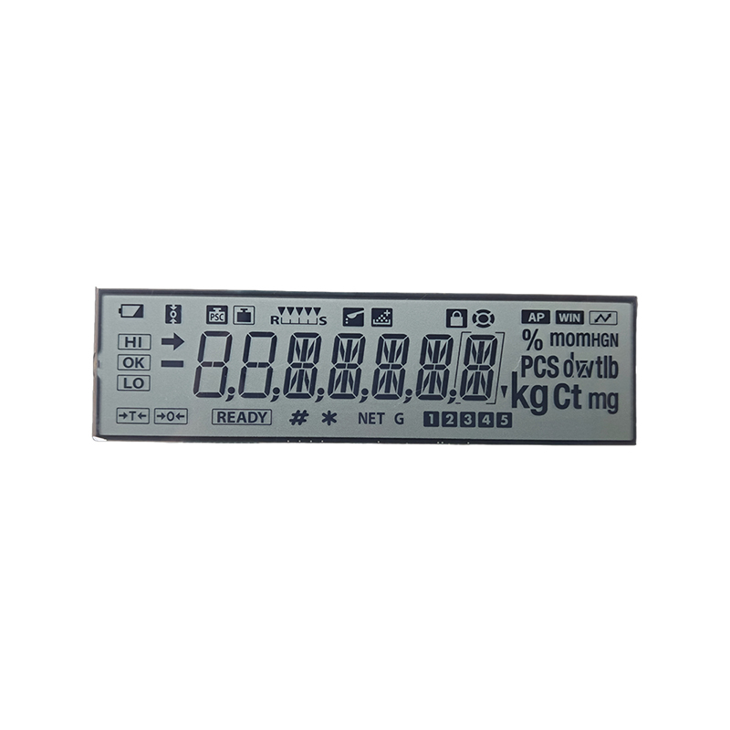 LCD applied to the balance scale： HTN LCD/LCD segment display /Custom LCD/Tester LCD