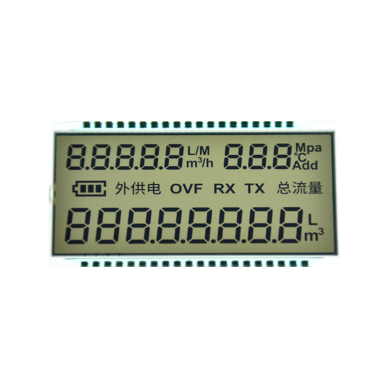 LCD applied to the energy meter：Segment display/TN LCD/LCD display/custom LCD display