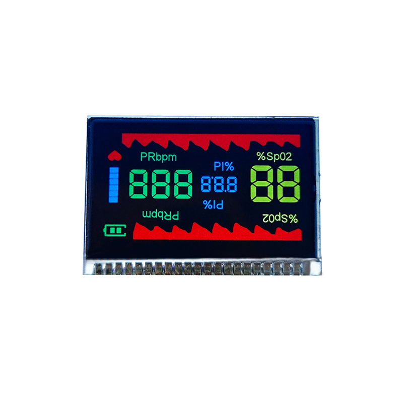 LCD applied to the oximeter : custom segment display/LCD display tester/small LCD display/High contrast LCD