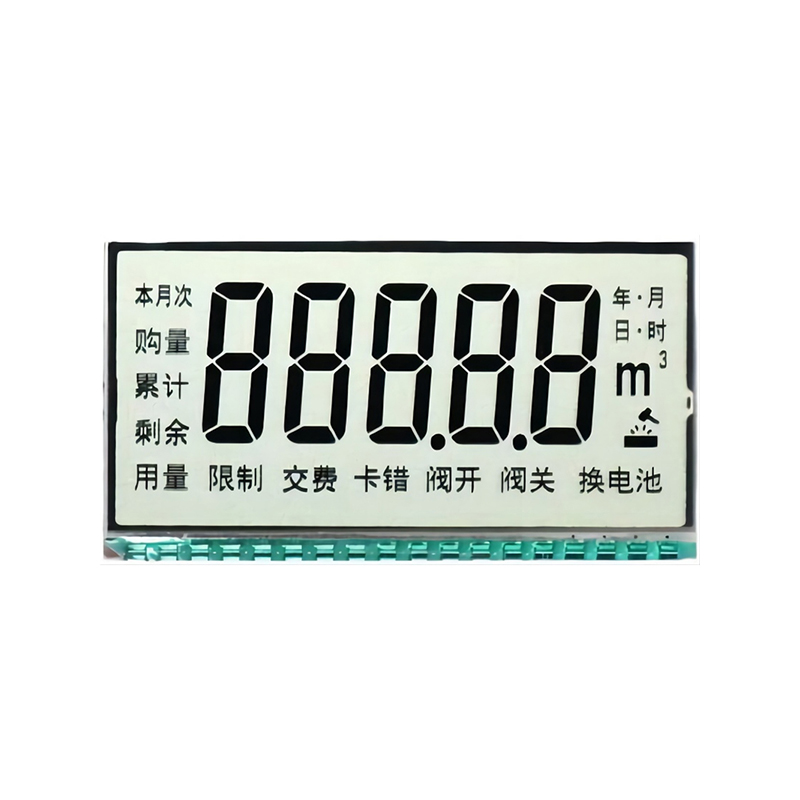 LCD applied to the energy meter：Segment display/TN LCD/LCD display/custom LCD display